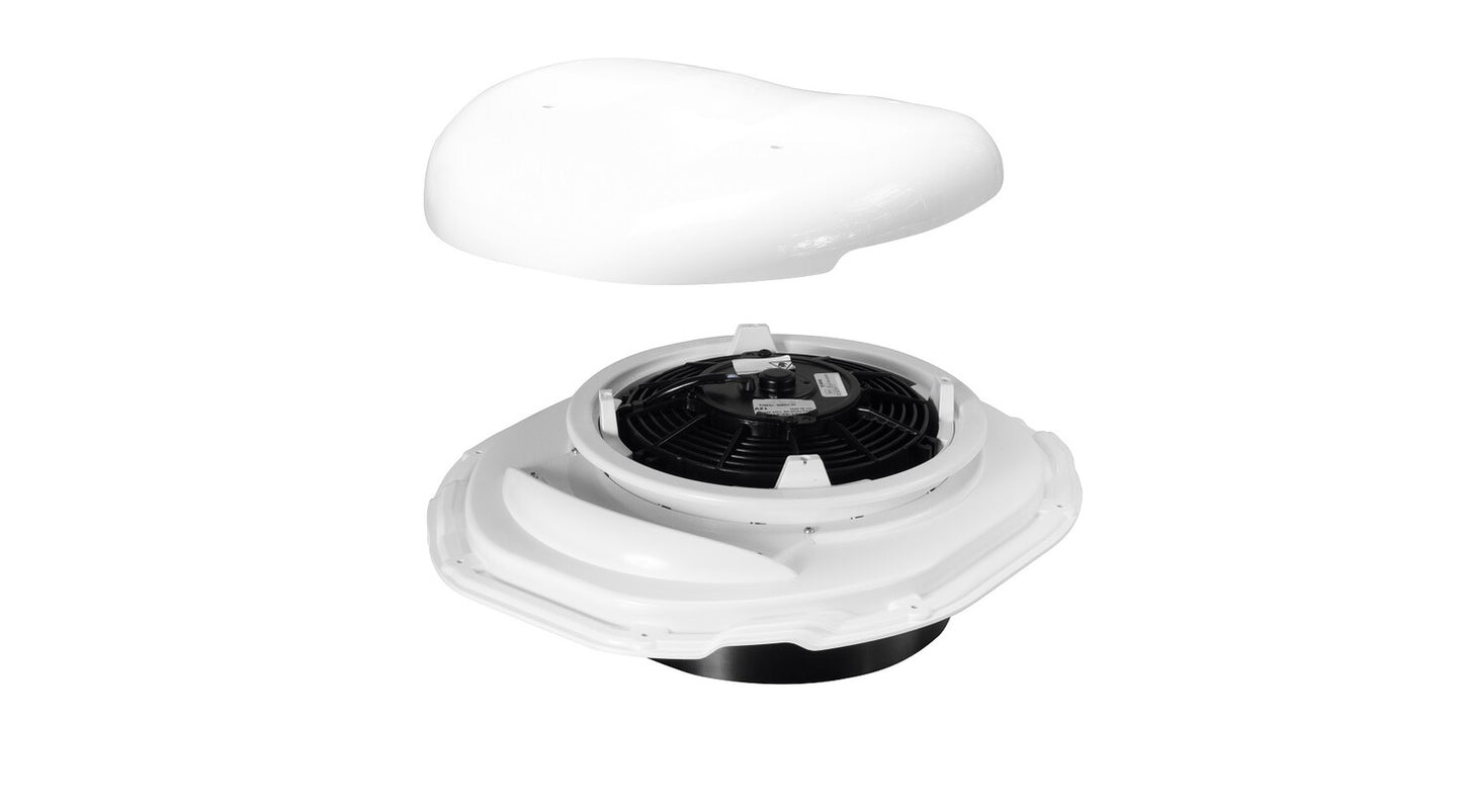 Takventilator 12V 40W / 24V 60W – Ventilasjonsvifte for takmontasje