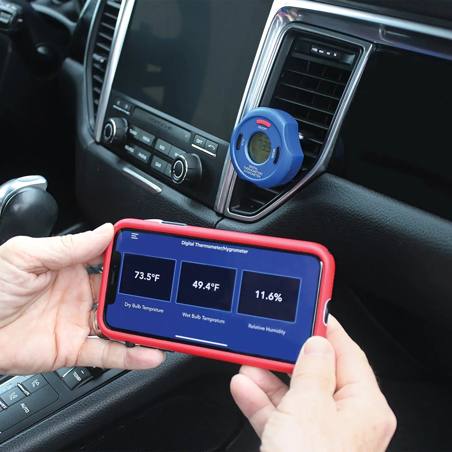 DIGITAL THERMOMETER/HYGROMETER M BLUETOOTH® Min butikk