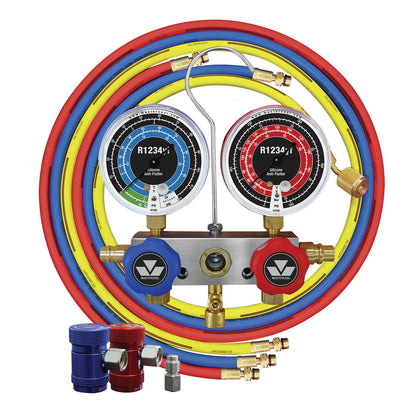 AC Manometersett R1234yf med slanger og hurtigkoblinger – Mastercool