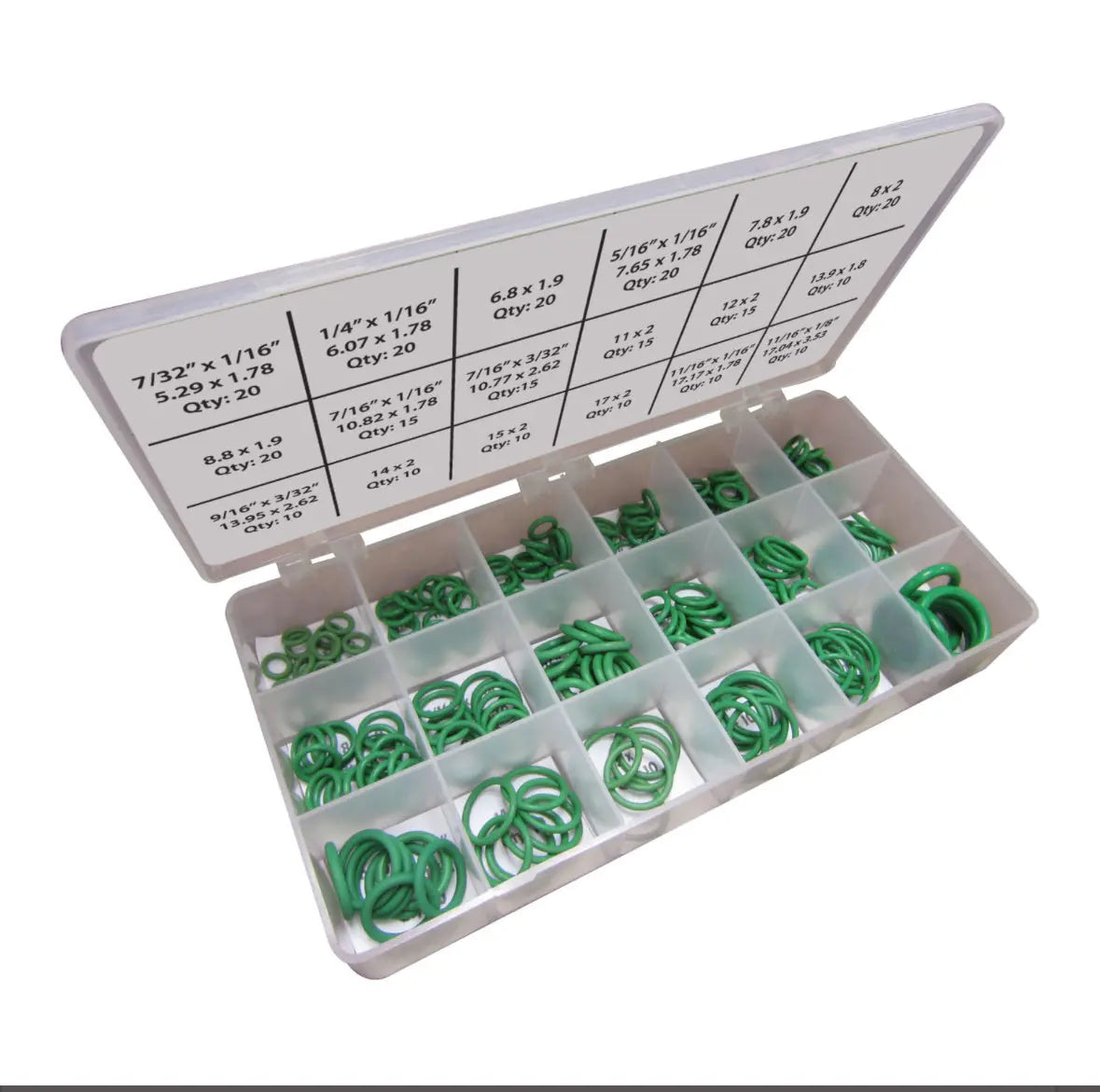 91339 - O ringsett 270 stk Mastercool Autoclima AS