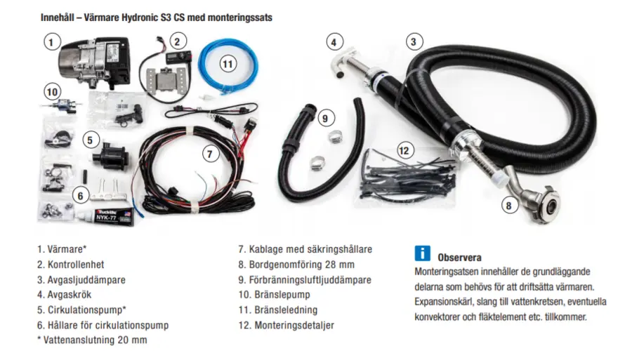 Eberspacher - EasyStart Web TP7.2 operation complete