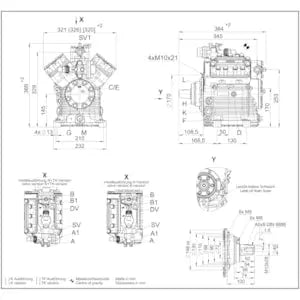 BOCK FKX40/655K - kjøretøykompressor (R134a / R407C / R513A) Autoclima AS