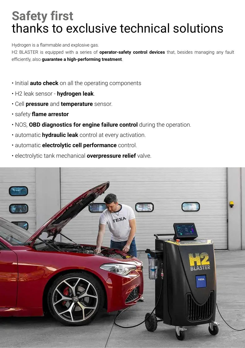 Texa H2 Blaster Hydrogen / Karbon maskin Autoclima AS